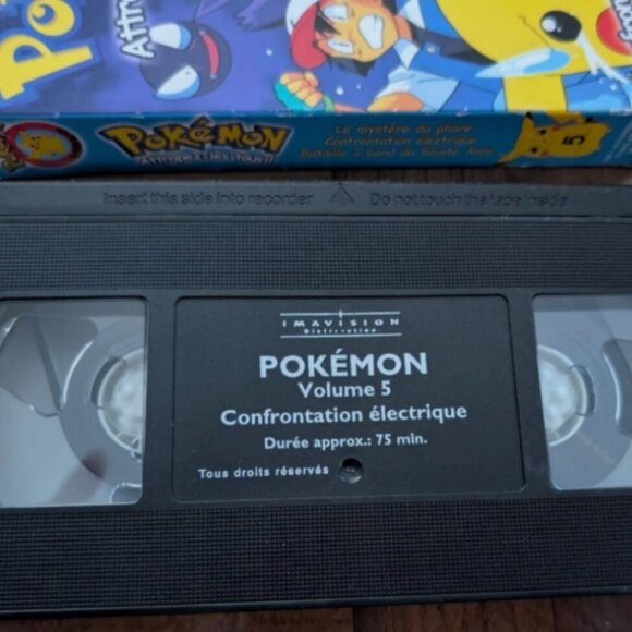 Pokemon Volume 5 (VHS) - Electric Confrontation - French Canadian Version- - Picture 4 of 4